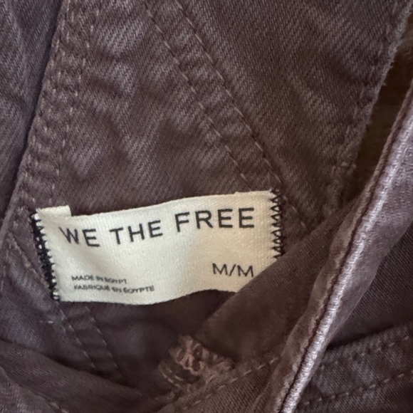 NWT Free people Good Luck Barrel Overalls jumpsuit Sz M - Picture 11 of 11